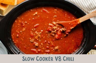 Slow Cooker V8 Juice Chili