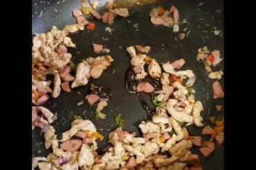 How to make  delicious Chinese fried rice| chicken chili |