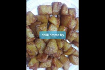 Chilli potato recipe / jhatpat and tasty aloo snacks recipe