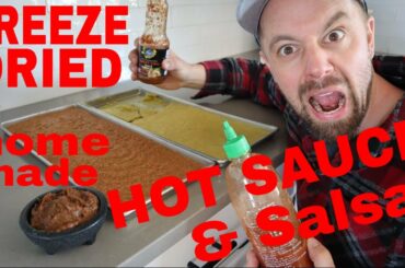 FREEZE DRIED Homemade Salsa, Hot Sauce, Sweet Chile Sauce WITH Recipes! HARVESTRIGHT FREEZE DRYER