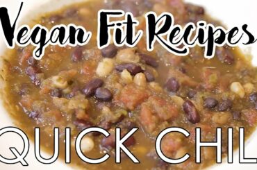 Quick Vegan Chili Recipe  |  Healthy Spicy Low Sodium Chili  |  Vegetarian Chili Recipes