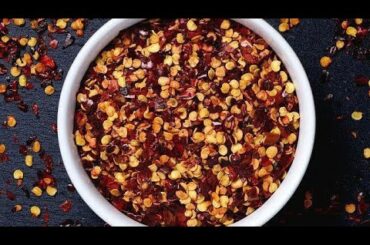 || How to make chili flakes at home ||