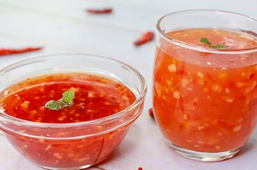 Sweet Chili Sauce Recipe in 2 Ways | Home Made Chili Sauce Recipe | Toasted