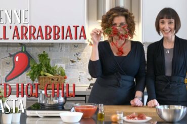 Red Hot Chili Penne all'Arrabbiata Pasta Recipe - Foodie Sisters in Italy
