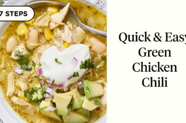 Quick and Easy Green Chicken Chili