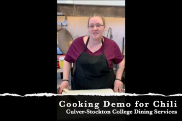 Cooking with Dining Services, Chili