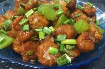 Soyabean Chilli | सोयाबीन चिल्‍ली | Instant Soya Bean Chili Recipe in Marathi | Veeha's Kitchen