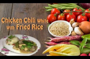 Quarantine Cooking Challenge | Chicken Chili White with Fried Rice