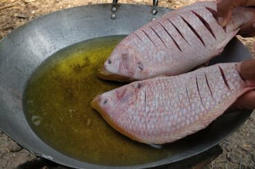 Tasty Deep Fried Fish with Bok Choy Pickle Recipe / Kdeb Cooking