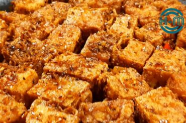 #24 How To Fried Tofu With Lemongrass And Chili | Made By K-M Cooking Food
