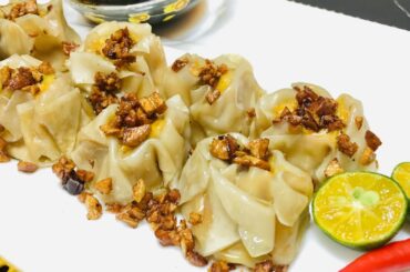 Chicken Siomai with Chili Garlic Sauce Recipe | FABSVLOG