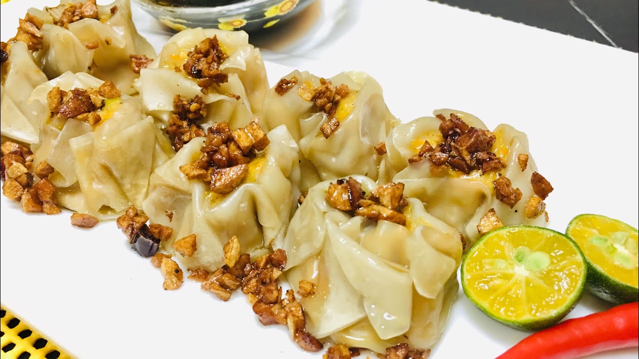 Chicken Siomai with Chili Garlic Sauce Recipe FABSVLOG Chili Chili