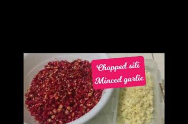 #chili garlic Chili garlic, easy and simple recipe