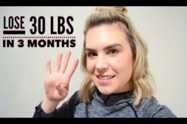 HOW TO LOSE WEIGHT FAST | 4 EASY STEPS