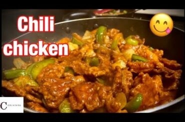 How to cook chili 🌶 chicken 🐓