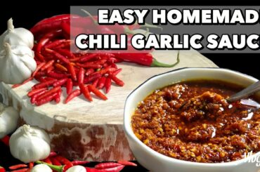 HOW TO MAKE EASY HOMEMADE CHILI GARLIC SAUCE|Tips and Tricks by Kat Zapanta|Vlog 03
