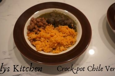 Cooking With Ely Crock-pot Chili Verde Recipe