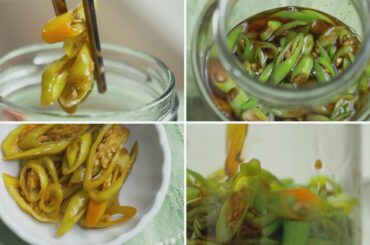Pickled Green Chilies | Littlechef's Chili Pickles