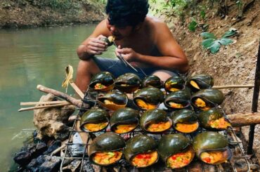 Cooking Snail Curry Recipe - Finding Snail Cook for Food eating Delicious