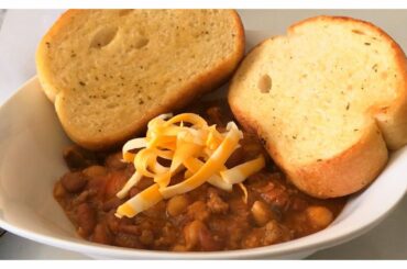 Simple, Rich and Hearty Bean Beef Chili