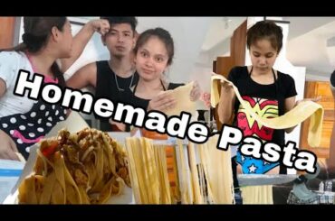Homemade Egg Pasta // Chili Crab Pasta // Best Pasta Roller || PHILIPPINES
