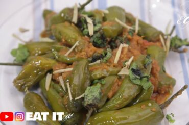 Green Chilli With Chicken Filling Handi Recipe, By EAT IT