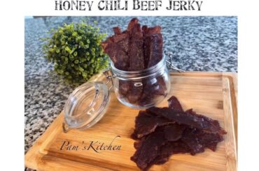 Homemade Honey Chili Beef Jerky