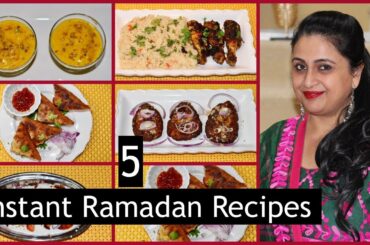 5 Instant & Easy Ramadan Recipes 2020 | Quick Iftar Recipes | Simple Living Wise Thinking