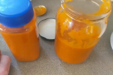 Chili  and apple sauce first batch