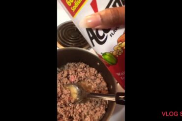 Making Homemade Chili Dogs /Chili