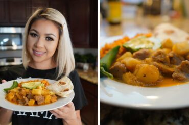 Carne de Puerco con Papas en Chile Verde | Pork Meat with Potatoes in Green Chile