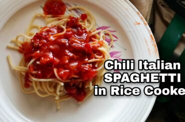 CHILI ITALIAN SPAGHETTI - Rice Cooker Recipe