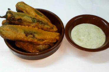 Mirch Pakora Recipe |Dhaba Style Mirch Pakora |Green Chili Pakora |Ramadan Special |kitchen with zb