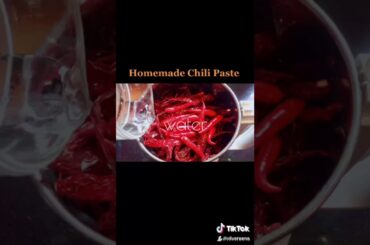 Homemade Chili Paste