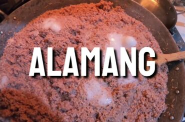 COOKING 8KG OF BAGOONG ALAMANG WITH A TWIST OF SWEET AND CHILI