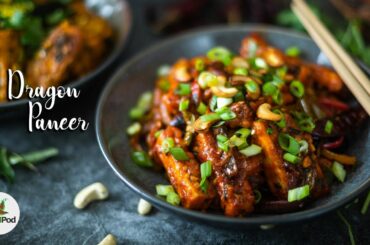 Dragon Paneer Recipe - Fiery spicy Indo Chinese Paneer recipe  - chili in a pod