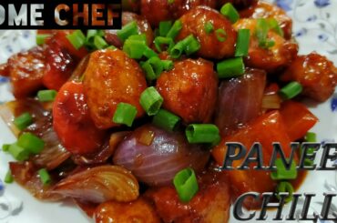 Paneer chilli recipe! Restaurant style at home!