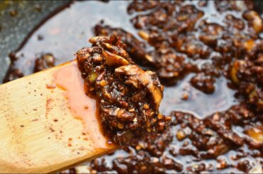 chili paste - how to make chili paste - Mom's secret chili paste recipe