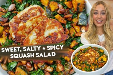 BEST SQUASH RECIPE | Squash w/ Basil, Kale + Tomato Chili Oil|  | Skyler Bouchard @diningwithskyler