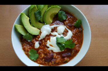 Best Ever High Protein Vegan Chili