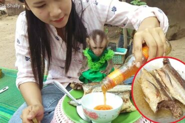 Princess Shally In Hurry Eating Cooked Fish, Chili Source / Mom Makes Chili Source Fish Recipe