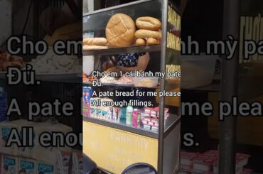 Learn vietnamese daily life. Vietnamese pate sandwich / bread, no chili for my mom. :)))