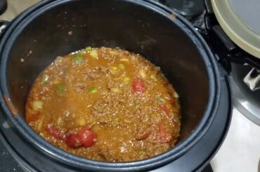 EASY ASS Rice Cooker chili!!!