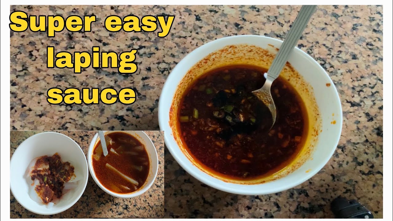 Chinese chilli paste recipe laphing sauce Tibetan chili sauce how