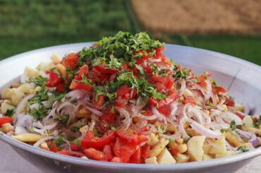 Aloo Chana Chaat  Ramzan Special Recipe | Chana Chaat |Dahi Chana Chaat Recipe by Mukkram Saleem