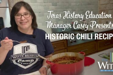 Witte Where You Are: Historic Chili Recipe