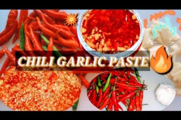 HOW TO MAKE CHILI GARLIC PASTE 💥🔥