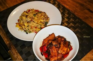 Chili Pork and Egg Fried Rice: Easy Dinner Recipe