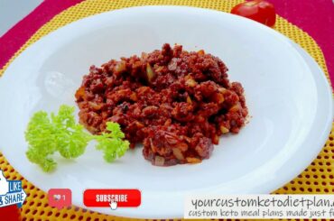 Beef Keto Chili Recipe