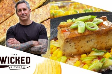 How to make VEGAN PORK BELLY - Sweet Chili Tofu Belly | The Wicked Kitchen